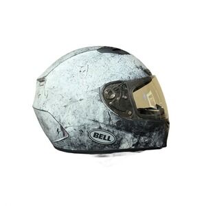 Bell Qualifier DLX Full Face Motorcycle Helmet White Black‎ Marble Size XL